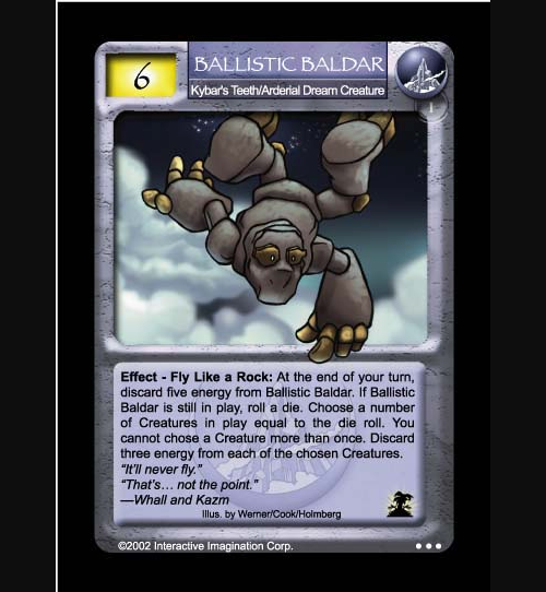 Ballistic Baldar - Kybars Teeth